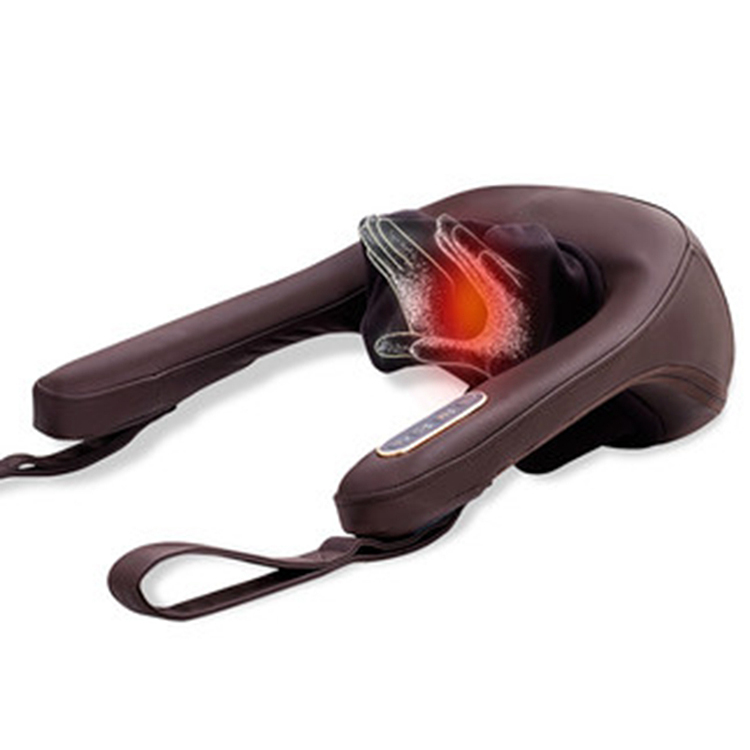 Heated Electric Shiatsu Roller Back Massage Machine Neck Shoulder 3D