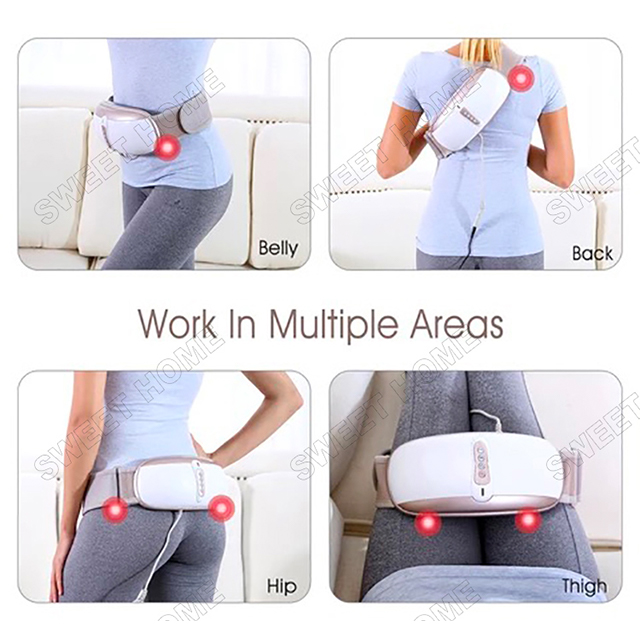 Electric Shiatsu Vibrating Heating Body Fat Burning Weight Lost Shoulder Back Belly Leg Foot Full Body Vibrator Massage Slimming Belt Buy Product On Fujian Sweet Home Co Ltd